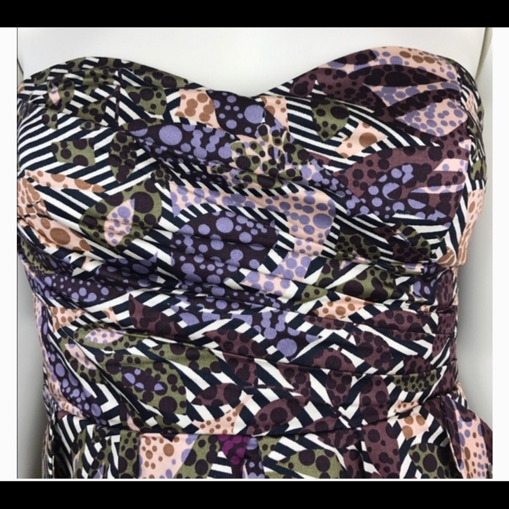 Anthro Fei Pesisir Peplum (Multi) Print & Color Size 2 - Picture 2 of 14
